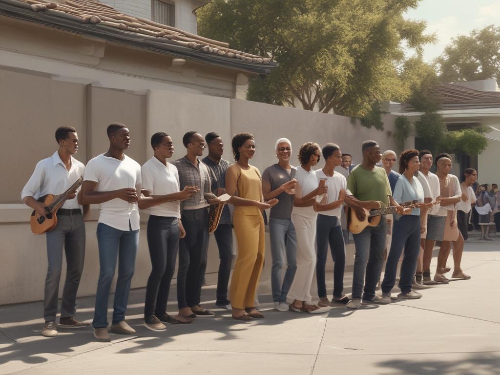 community gathering, culture, music, dance